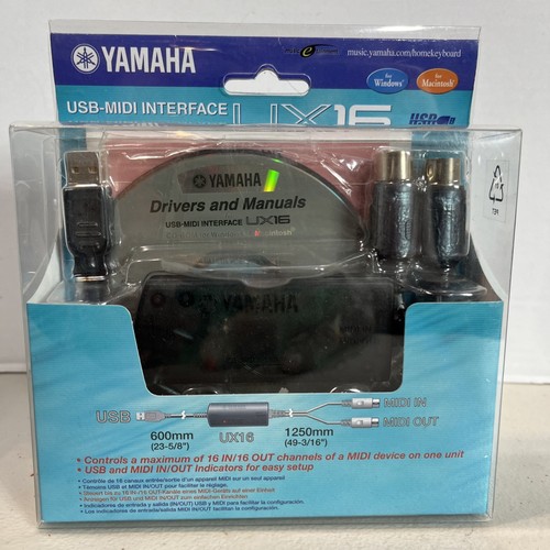 Nuovo yamaha ux16 usb - yamaha, midi