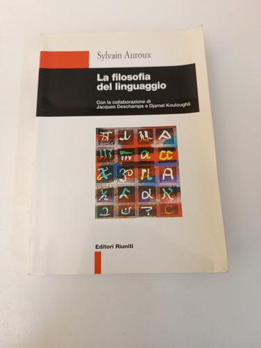 Filosofia del linguaggio - la,