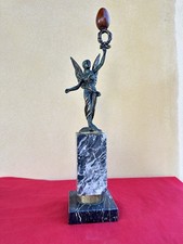 Statua Bronzo E Marmo Vittoria