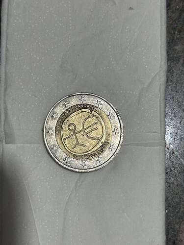 Moneta due euro - due,