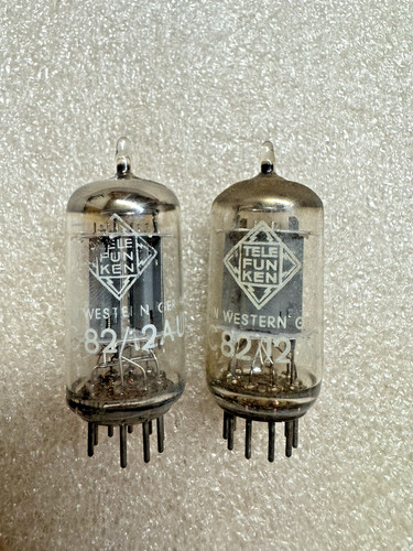 Telefunken ecc82 12au7 matched - telefunken,