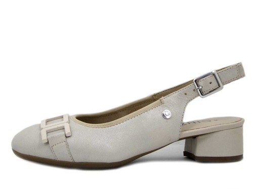 Decolletè sling back pelle - decolletè, in