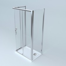 Box Doccia 3 lati 80x80x100 cm