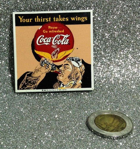 Coca cola magnete metallo - cola,