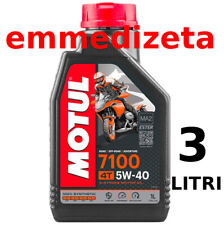 3 LT Olio Motore Motul 7100 5w40 / nuovo 104086