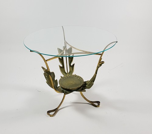 Tavolino side table design - side,