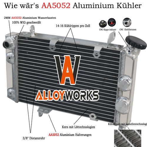 Radiatore alluminio per suzuki - per,