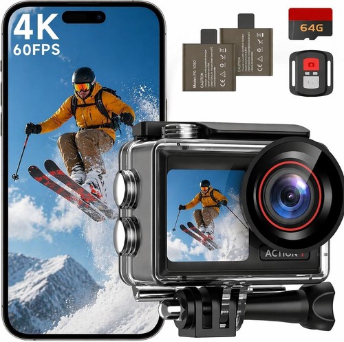 Action camera 60fps 30mp - action,