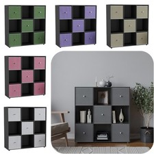 Libreria 9 cubi ripiano ampio