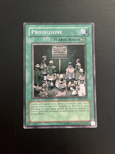 Carta proibizione - gi,