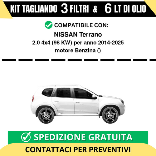 Tagliando per nissan - nissan, terrano