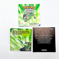 Trainer's Guide Libretto Istruzioni Pokemon Smeraldo Game Boy GBA ITA Italiano