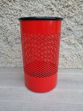 Cestino porta ombrelli metallo rosso Cribbio design Raul Barbieri Giorgio 