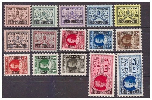 Vaticano 1931 pacchi - vaticano,