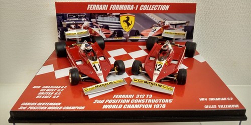 Set auto ferrari 312t3 - 1/43,