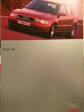 AUDI A4 1995 BROCHURE DEPLIANT