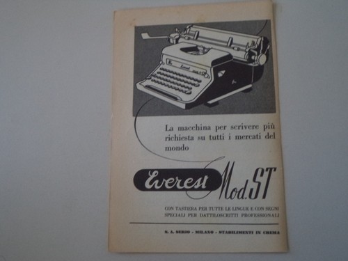 Advertising pubblicità 1950 - pubblicità,
