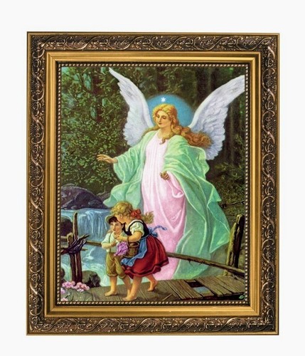 Quadro con cornice angelo