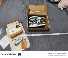 Nike Air Force 1 Low Louis Vuitton Virgil Abloh White Black