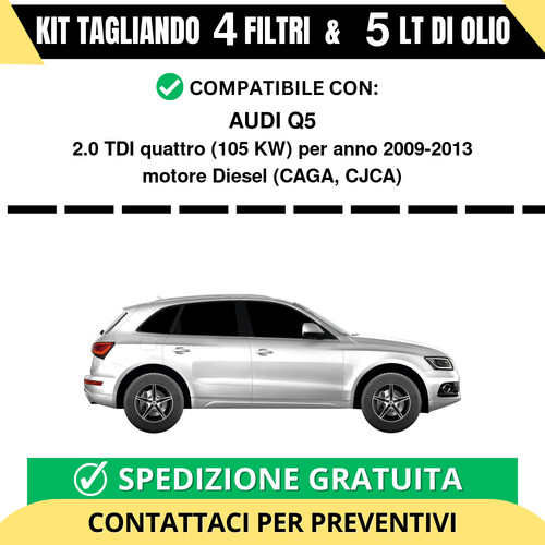 Tagliando per audi - per, 2.0
