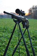 FARM-LAND Bacchetta da caccia in alluminio telescopica, doppia edizione (F7C)