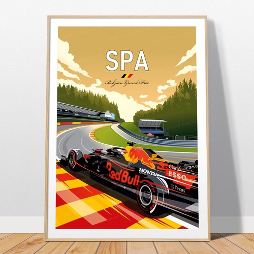 Poster spa max verstappen - f1,