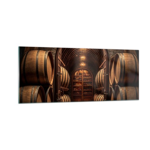 Quadro vetro 100x40cm vino - quadro,