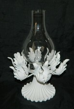 Vintage White Metal Candestick