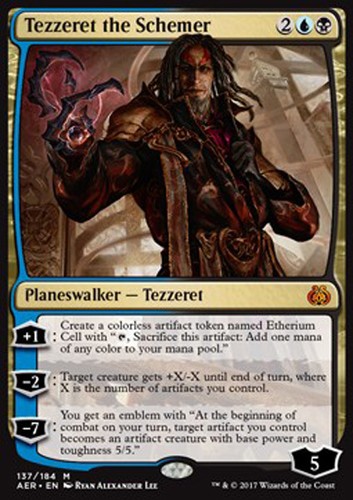 Mtg tezzeret the schemer - tezzeret,