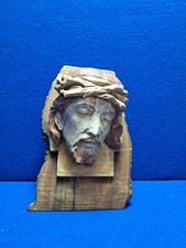 Scultura In Gesso Testa Di Cristo  