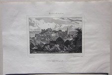 1838 BOURBON ARCHAMBAULT litografia Deroy Allier Desrosiers Moulins Bourbonnais