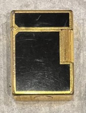 Dupont accendino oro laccato nero Cina