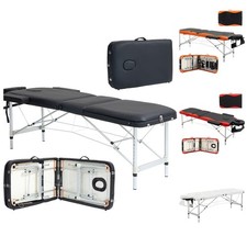 HOMCOM Lettino Massaggi Portatile, Pieghevole per Estetista, Terapista, SPA