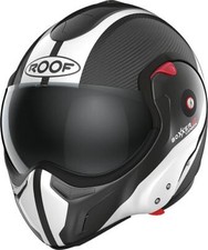 Tetto Boxxer 2 Casco Moto Modulare Flip Up Carbonio - Bianco Wonder