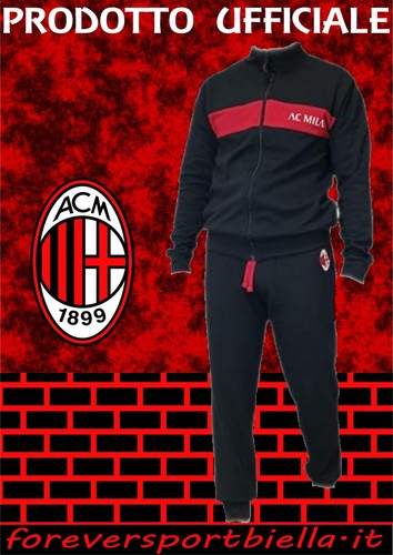 Tuta homewear ufficiale milan - ufficiale,