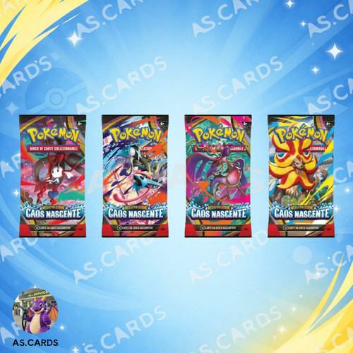 Pokemon bustine caos - pokemon,
