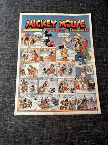 Mickey mouse weekly comic - mouse,