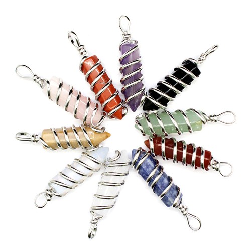 Winding crystal point quartz - crystal,