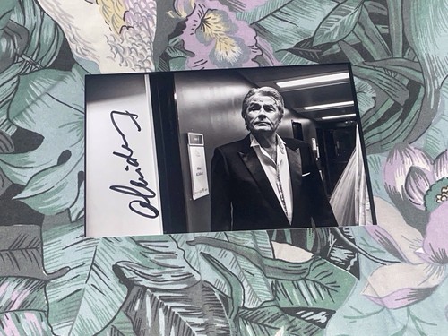 Alain delon photo autograph - alain,