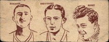 figurina cartella Tombola anni '30 #36 Schiavio/Reguzzoni/Bovet