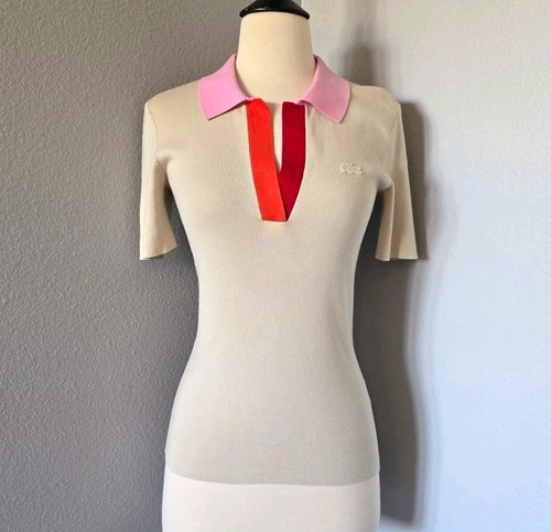 Polo lacoste donna cotone - polo,