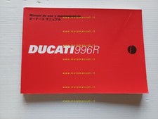 Ducati 996 R 2001 manuale uso libretto istruzioni SPAGNOLO GIAPPONESE originale