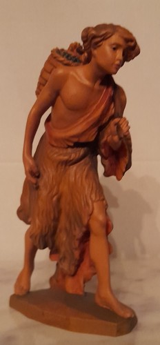 Statuina pastore legno - statuina, pastore,