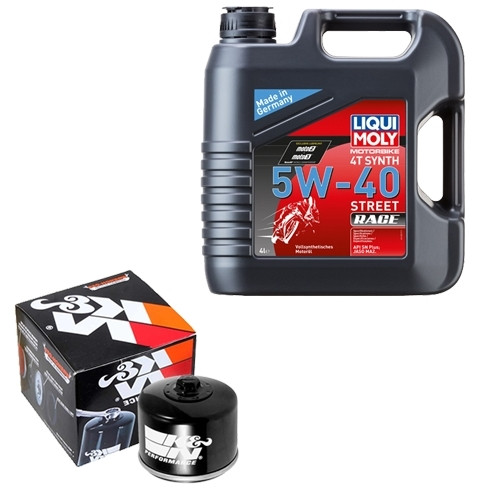 Kit filtro olio 5w 40 - k&n, lm