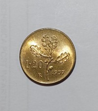 Italia 20 lire, 1957    km 97