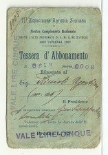 tessera II Esposizione