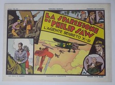 Secret Agent X9 La Sparizione di Philip Saw Nerbini 1936 Reprint