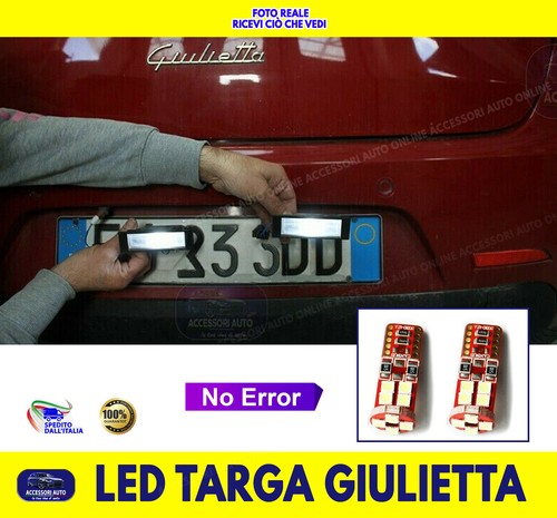 Luci led targa posteriore - led,