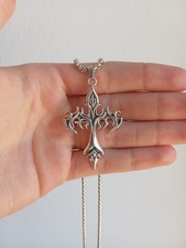 Collana Con Croce Gotica