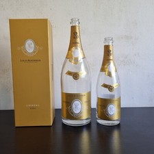 2x Cristal champagne Empty astuccio MAGNUM 